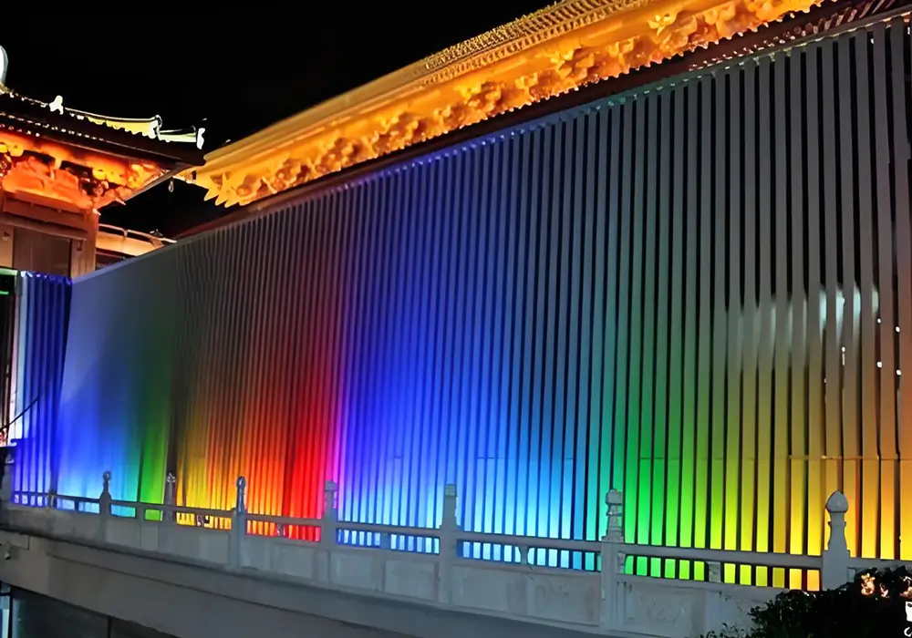 Bañador de pared LED DMX512 Iluminación arquitectónica