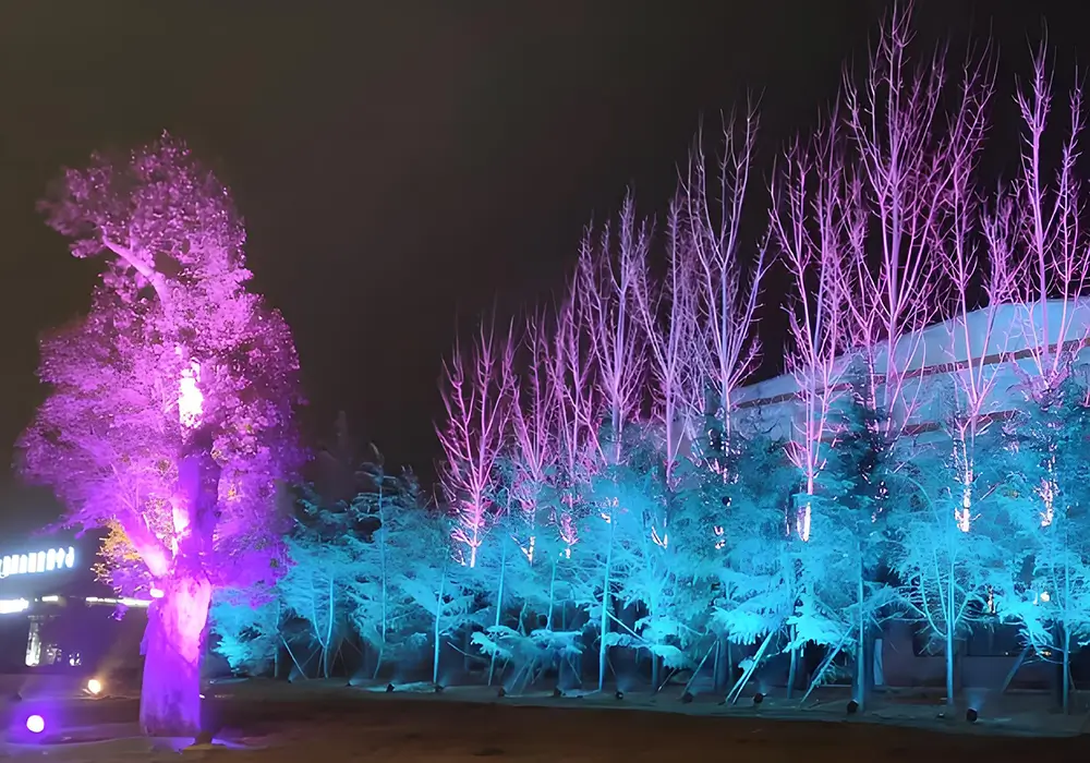 Luz LED de pincho para jardín Carcasa de aluminio negro IP65 para exteriores