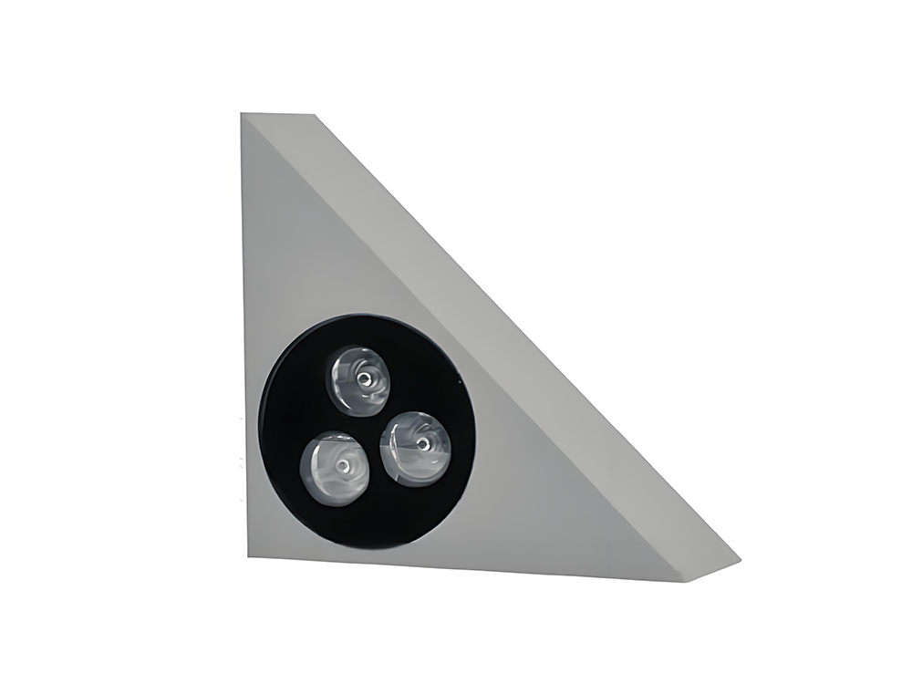 Outdoor Aluminum LED Stair Corner Light Embedded Triangle Wall Light