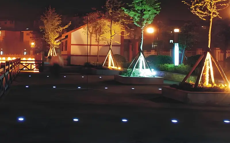 Garden underground lights