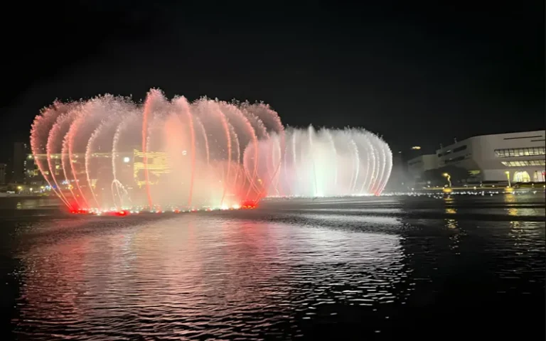 LED fontein licht kleur