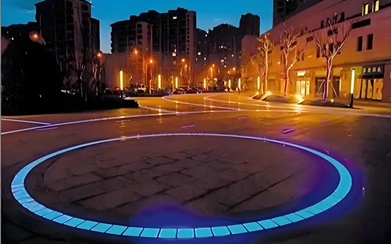 Square underground lights