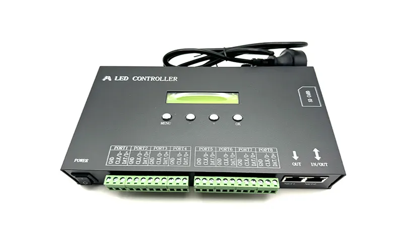 DMX outdoor lighting controller used for outdoor architectural and landscape lighting systems