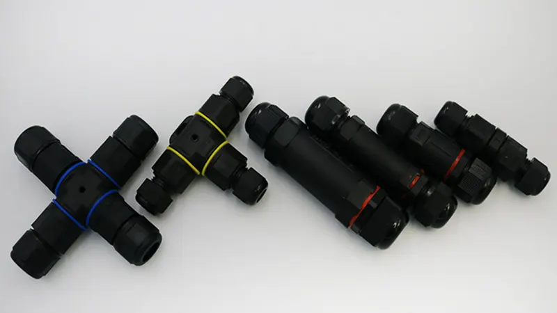 Waterproof connectors for DMX outdoor lighting ensuring stable and weather-resistant connections