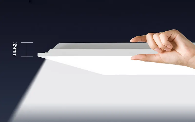 Troffer Light LED panel product for commercial ceiling lighting