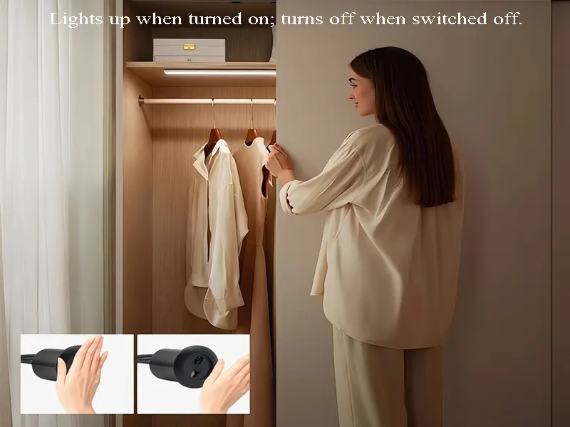 Cabinet Door Sensor Switch for Wardrobe LED Lighting